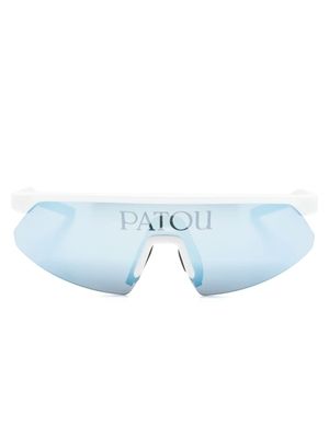 Patou x Bollé lunettes de soleil à verres teintés - Blanc