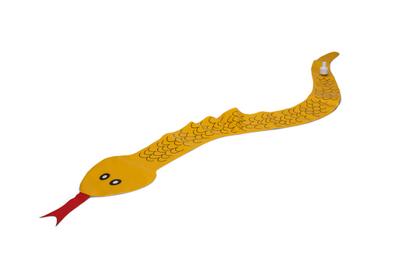Beeztees Beeztees Splashy Snake Hondenspeelgoed PVC Geel 150cm