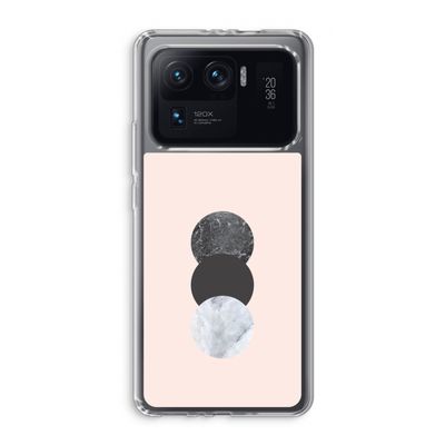 Marmeren cirkels: Xiaomi Mi 11 Ultra Transparant Hoesje