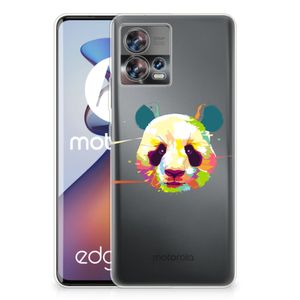 Motorola Edge 30 Fusion Telefoonhoesje met Naam Panda Color