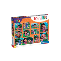 CLEMENTONI - 10 in 1 puzzel - Dora