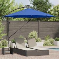 VidaXL Parasol azurblauw 294 x 294 x 248 cm polyester en aluminium
