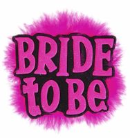 Broche zwart &apos;Bride to Be&apos;