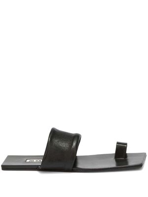 Jil Sander sandales à bout ouvert - Noir