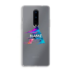 Abstract Spectrum: OnePlus 8 Transparant Hoesje