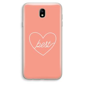 Best heart: Samsung Galaxy J7 (2017) Transparant Hoesje