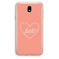 Best heart: Samsung Galaxy J7 (2017) Transparant Hoesje