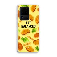 Eat Balanced: Samsung Galaxy S20 Ultra Transparant Hoesje