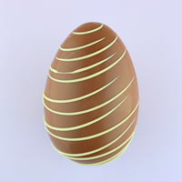 Chocolade paasei (hol) melk wit (350 gram)