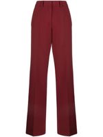 QUIRA pantalon en laine à coupe droite - Rouge - thumbnail