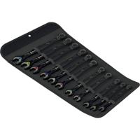 Wera 05020017001 6000 Joker Black Edition 11 Set 1 Steek-ringratelsleutelset Sleutelbreedte (metrisch) 8 - 19 mm
