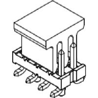 Molex Male header (standaard) Aantal rijen: 2 877591274 1 stuk(s) Tape on Full reel