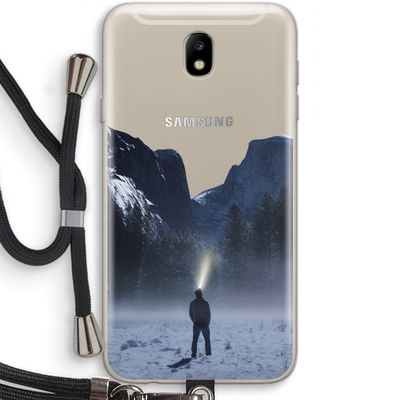 Wanderlust: Samsung Galaxy J7 (2017) Transparant Hoesje met koord