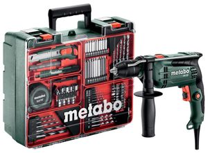 Metabo SBE 650 Klopboormachine | Mobiele werkplaats | Set | 650 Watt | 10 Nm | In kunststof koffer - 600742870