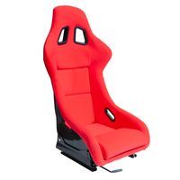 Sportstoel 'MO' - Rood - Vaste polyester rugleuning SS77R
