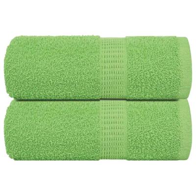 VidaXL Washandjes 2 stuks frogn appelgroen 30x30 cm 100% katoen