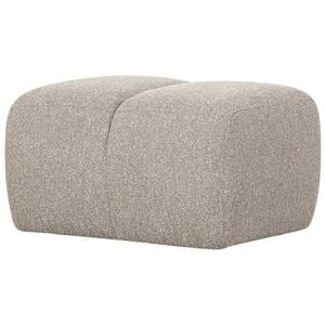 WOOOD poef Mojo - Bouclé - Beige Melange - 80x60x45 cm