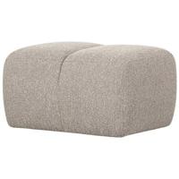 WOOOD poef Mojo - Bouclé - Beige Melange - 80x60x45 cm