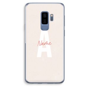 Strawberry Milkshake: Samsung Galaxy S9 Plus Transparant Hoesje