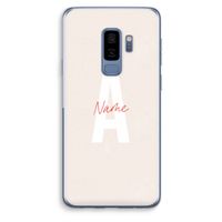 Strawberry Milkshake: Samsung Galaxy S9 Plus Transparant Hoesje