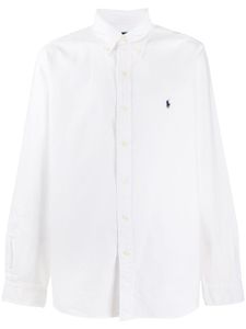 Polo Ralph Lauren chemise à logo brodé - Blanc