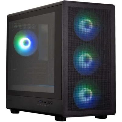 Behuizing zonder voeding - ZALMAN M5 ARGB - Minitower - M-ATX-formaat - Zwart
