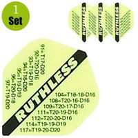 Ruthless Finish Dartflights - Geel