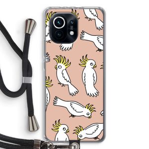 Papegaai: Xiaomi Mi 11 Transparant Hoesje met koord