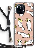 Papegaai: Xiaomi Mi 11 Transparant Hoesje met koord
