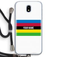 WK Wielrennen: Samsung Galaxy J5 (2017) Transparant Hoesje met koord