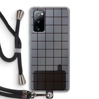 Rooster: Samsung Galaxy S20 FE / S20 FE 5G Transparant Hoesje met koord