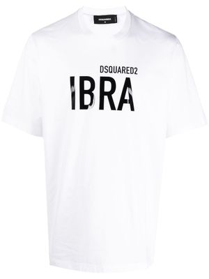 DSQUARED2 t-shirt à imprimé Ibra - Blanc