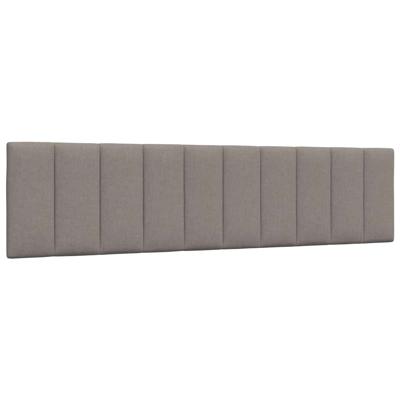 Hoofdbordkussen "Hanko" 200 cm stof taupe