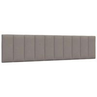 Hoofdbordkussen "Hanko" 200 cm stof taupe