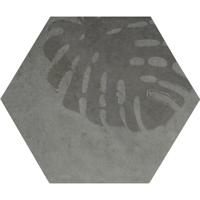 Beton Cire Bercy Blu hexagon decor 20x24 | Geschikt als zowel vloertegel als wandtegel