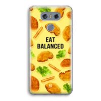 Eat Balanced: LG G6 Transparant Hoesje