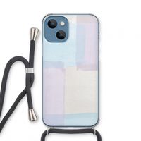 Square pastel: iPhone 13 mini Transparant Hoesje met koord