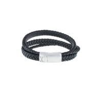 AZE Jewels Armband Iron Three String Black