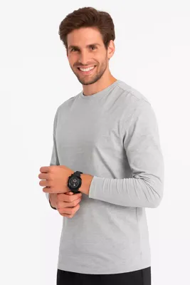 Ombre - Longsleeve Heren - Grijs - Tivoli - Modaitalia
