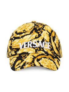 Versace casquette brodée Barocco - Noir