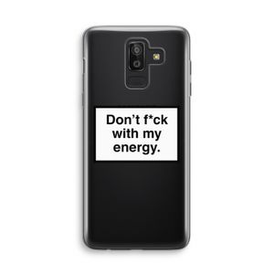 My energy: Samsung Galaxy J8 (2018) Transparant Hoesje