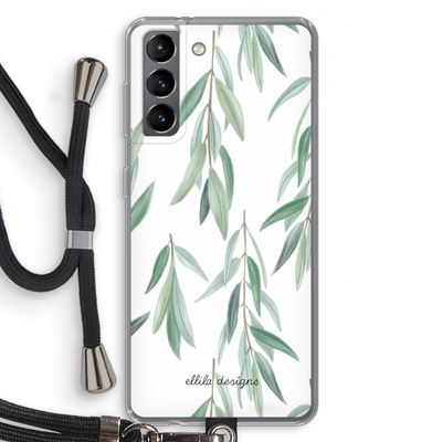 Branch up your life: Samsung Galaxy S21 Transparant Hoesje met koord