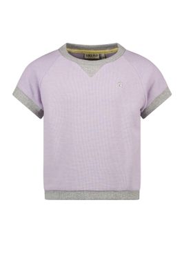 Like Flo Meisjes wafel top - Lilac