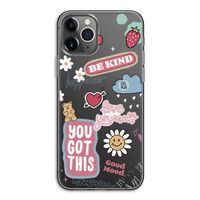 Positivity: iPhone 11 Pro Transparant Hoesje