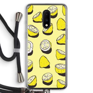 When Life Gives You Lemons...: OnePlus 7 Transparant Hoesje met koord