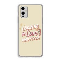 Pizza is the answer: OnePlus 9 Transparant Hoesje