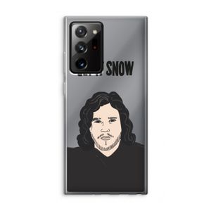 Let It Snow: Samsung Galaxy Note 20 Ultra / Note 20 Ultra 5G Transparant Hoesje