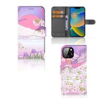 Apple iPhone 14 | Telefoonhoesje | Met pasjeshouder | Bird Flying
