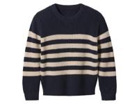 lupilu Gebreide kinder trui (Marineblauw/beige, 122/128)