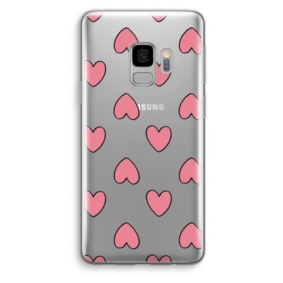 Ondersteboven verliefd: Samsung Galaxy S9 Transparant Hoesje